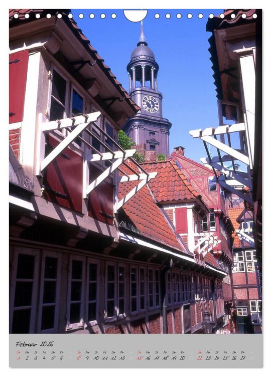 Produktbild: Hamburg - Eine Stadt mit vielen Gesichtern (Wandkalender 2026 DIN A4 hoch), CALVENDO Monatskalender