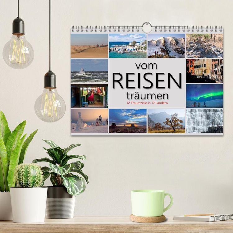 Produktbild: vom Reisen tr&auml;umen (Wandkalender 2027 DIN A4 quer), CALVENDO Monatskalender