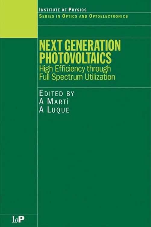 Produktbild: Next Generation Photovoltaics