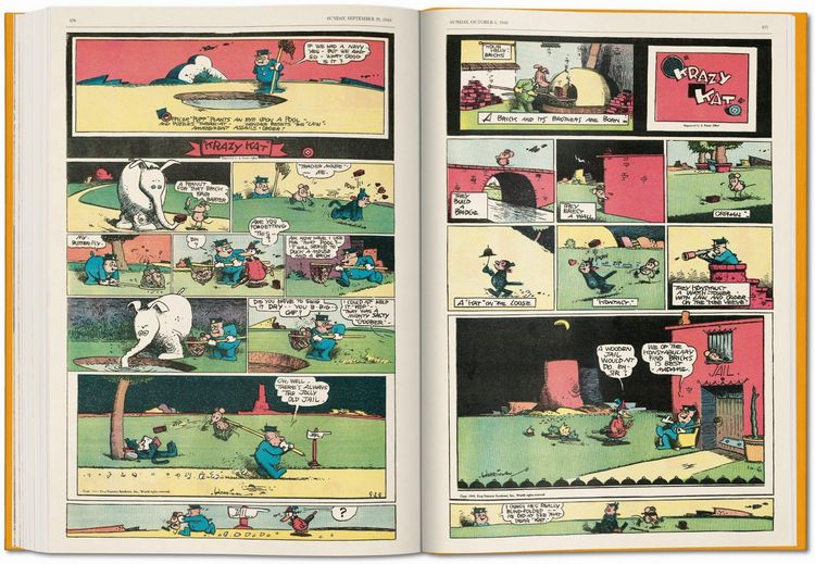 Produktbild: George Herrimans "Krazy Kat". Die kompletten Sonntagsseiten in Farbe 1935&ndash;1944