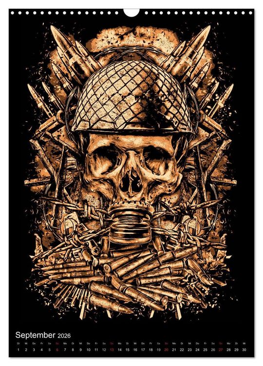 Produktbild: BLOODBOY/WAR ILLUSTRATION (Wandkalender 2026 DIN A3 hoch), CALVENDO Monatskalender