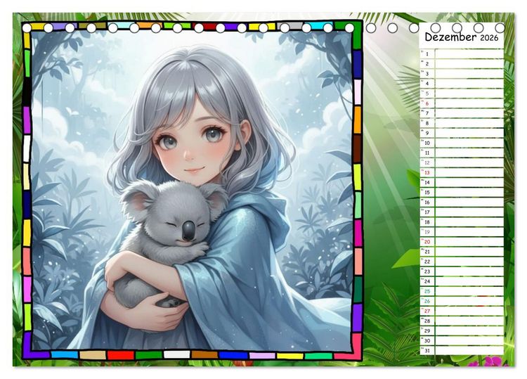 Produktbild: Meine Tierbabys (Tischkalender 2026 DIN A5 quer), CALVENDO Monatskalender
