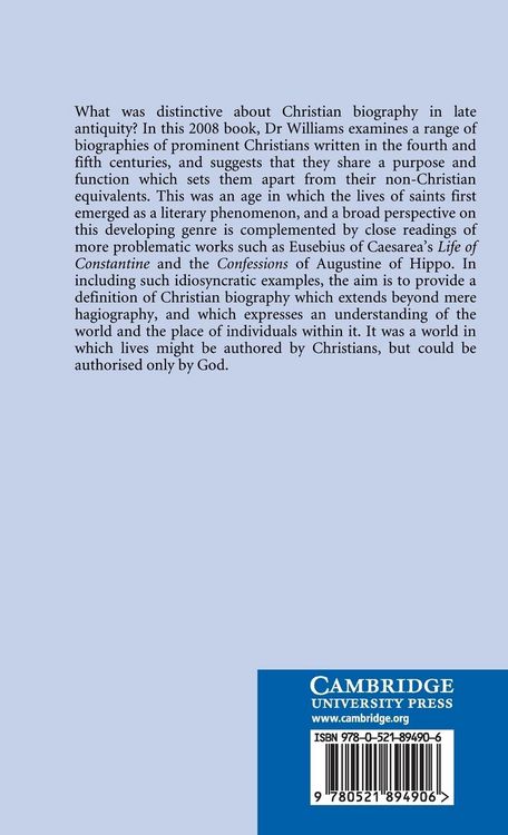 Produktbild: Authorised Lives in Early Christian Biography
