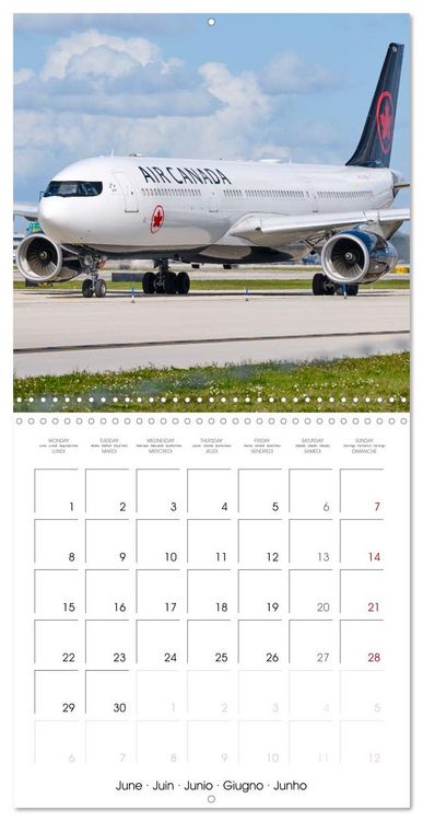 Produktbild: North American Airliners (Wall Calendar 2026 12 &times; 12 Inch) CALVENDO 12 Month Wall Calendar