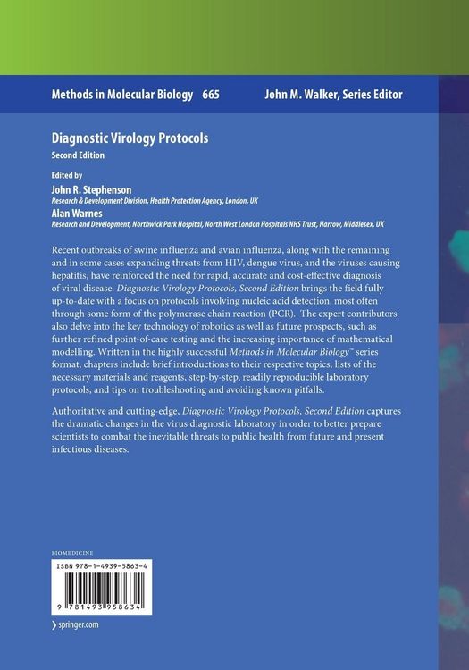 Produktbild: Diagnostic Virology Protocols