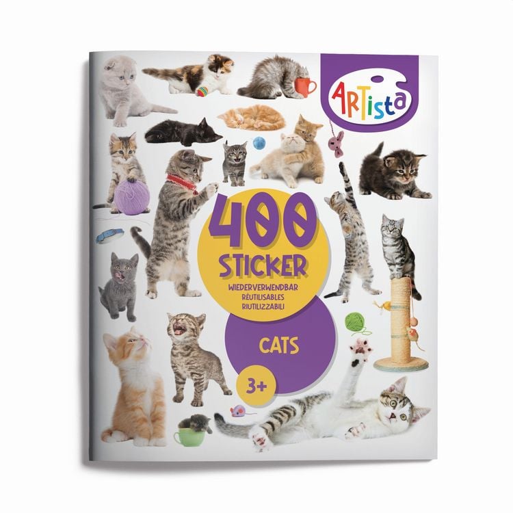Stickerbuch Katzen (MQ3) - Sticker - 7640250151300 | Thalia