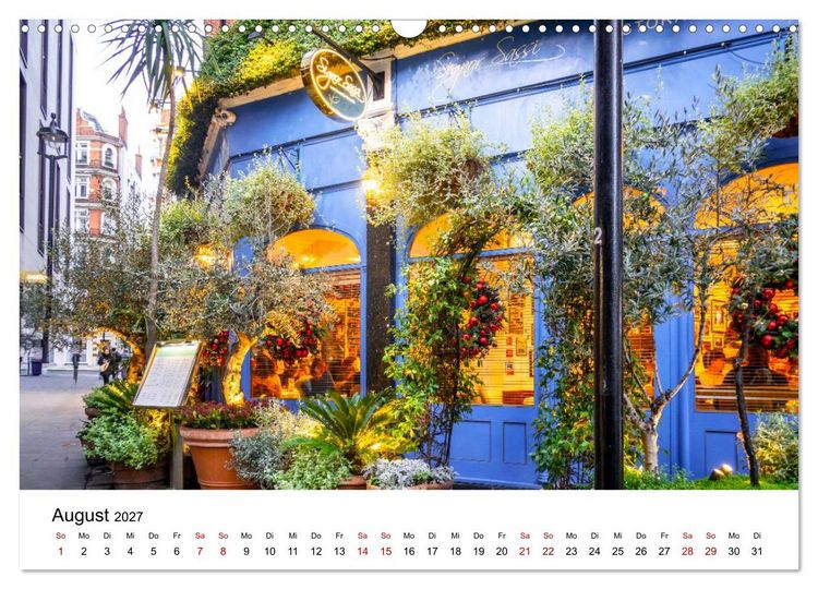 Produktbild: London, bunt und sch&ouml;n! (Wandkalender 2027 DIN A3 quer), CALVENDO Monatskalender