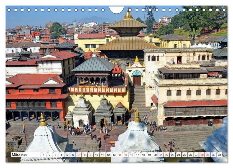 Produktbild: Im Kathmandutal (Wandkalender 2026 DIN A4 quer), CALVENDO Monatskalender