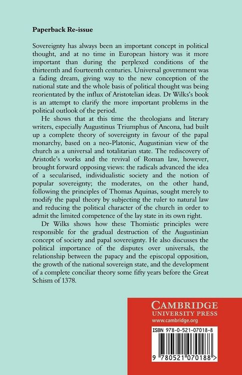 Produktbild: The Problem of Sovereignty in the Later Middle Ages