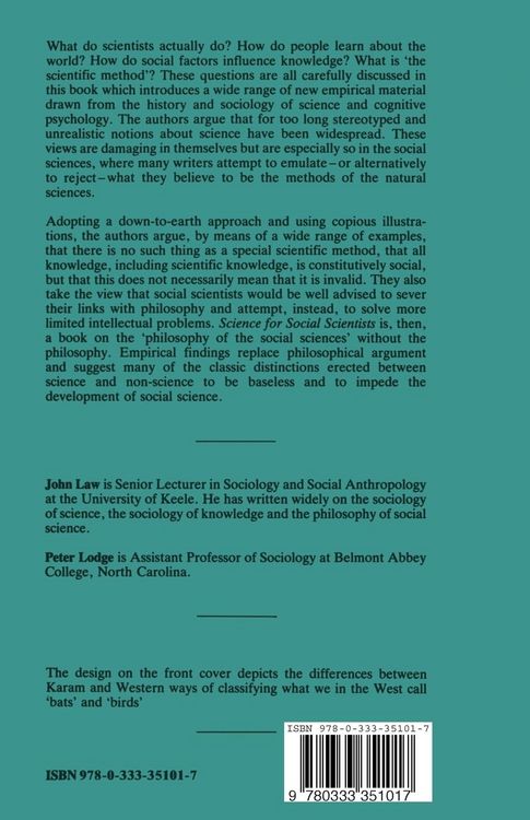 Produktbild: Science for Social Scientists