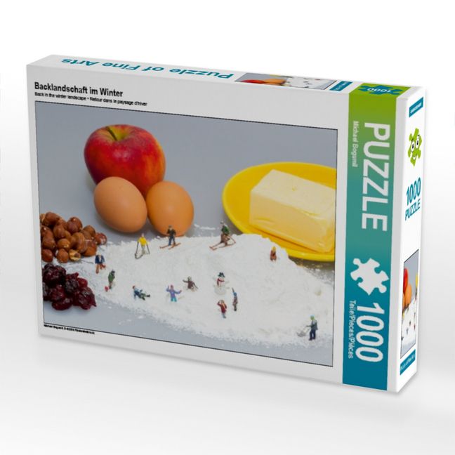 Produktbild: CALVENDO Puzzle Backlandschaft im Winter | 1000 Teile Lege-Gr&ouml;&szlig;e 64x48cm Foto-Puzzle f&uuml;r gl&uuml;ckliche Stunden