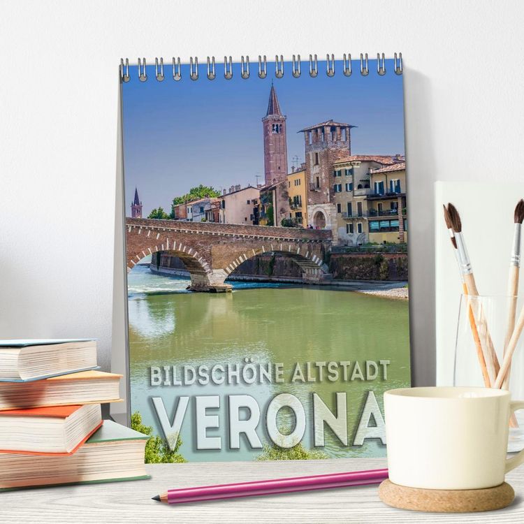 Produktbild: VERONA Bildsch&ouml;ne Altstadt (Tischkalender 2026 DIN A5 hoch), CALVENDO Monatskalender