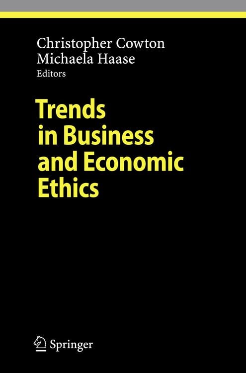 Produktbild: Trends in Business and Economic Ethics