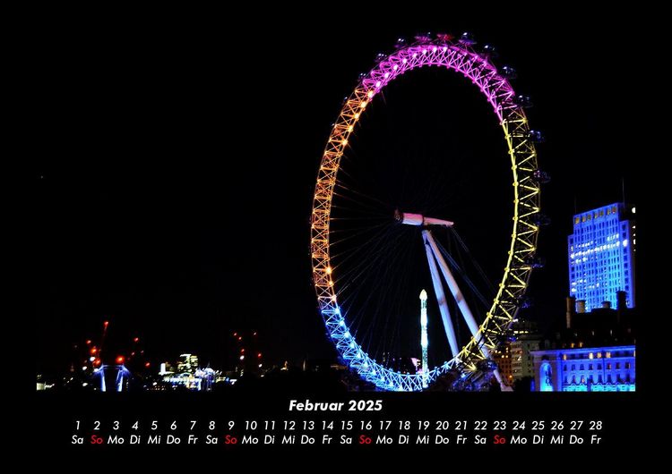 Produktbild: Londons schönste Seiten 2025 Fotokalender DIN A3