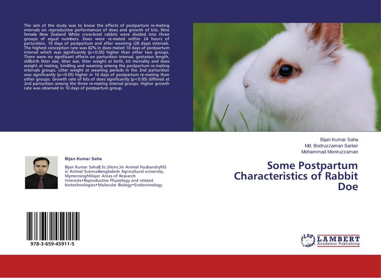 Produktbild: Some Postpartum Characteristics of Rabbit Doe