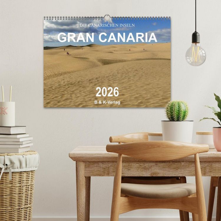 Produktbild: Die Canarischen Inseln - Gran Canaria (Wandkalender 2026 DIN A3 quer), CALVENDO Monatskalender