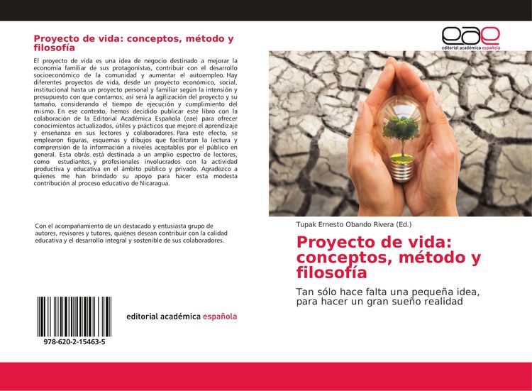 Produktbild: Proyecto de vida: conceptos, m&eacute;todo y filosof&iacute;a