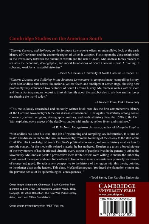 Produktbild: Slavery, Disease, and Suffering in the Southern Lowcountry