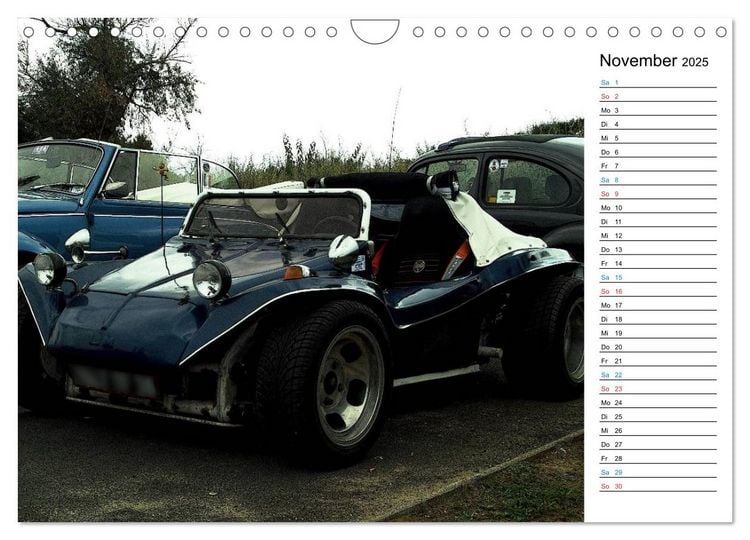Produktbild: Buggys - die Kultautos der 80er (Wandkalender 2025 DIN A4 quer), CALVENDO Monatskalender