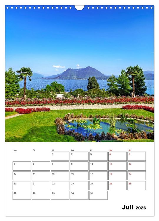 Produktbild: Piemont - Impressionen aus Norditalien (Wandkalender 2026 DIN A3 hoch), CALVENDO Monatskalender
