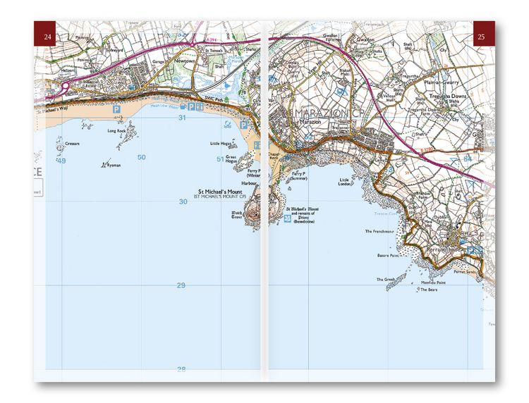 Produktbild: South West Coast Path Map Booklet - Vol 2: St Ives to Plymouth