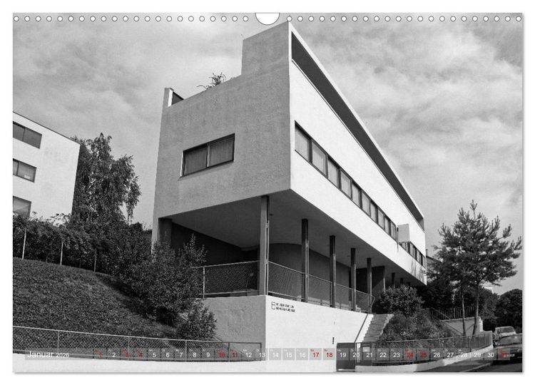Produktbild: Die Weissenhof - Siedlung (Wandkalender 2026 DIN A3 quer), CALVENDO Monatskalender