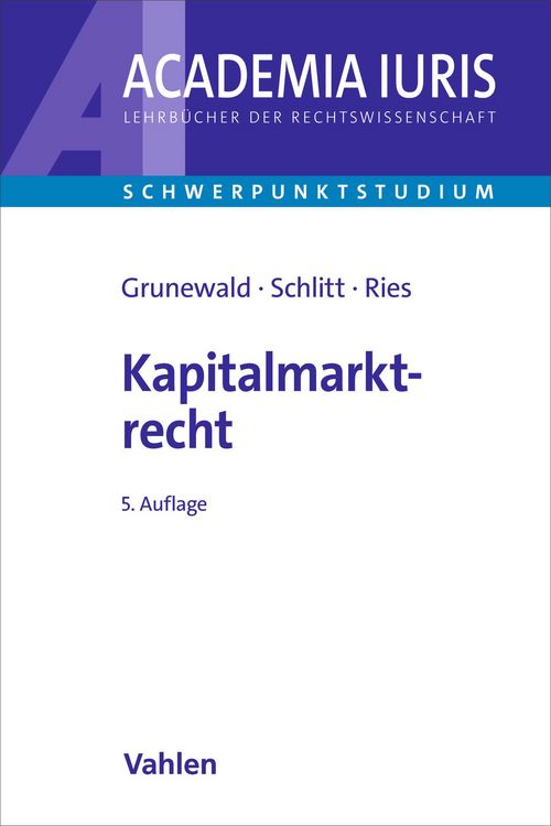 Produktbild: Einf&uuml;hrung in das Kapitalmarktrecht
