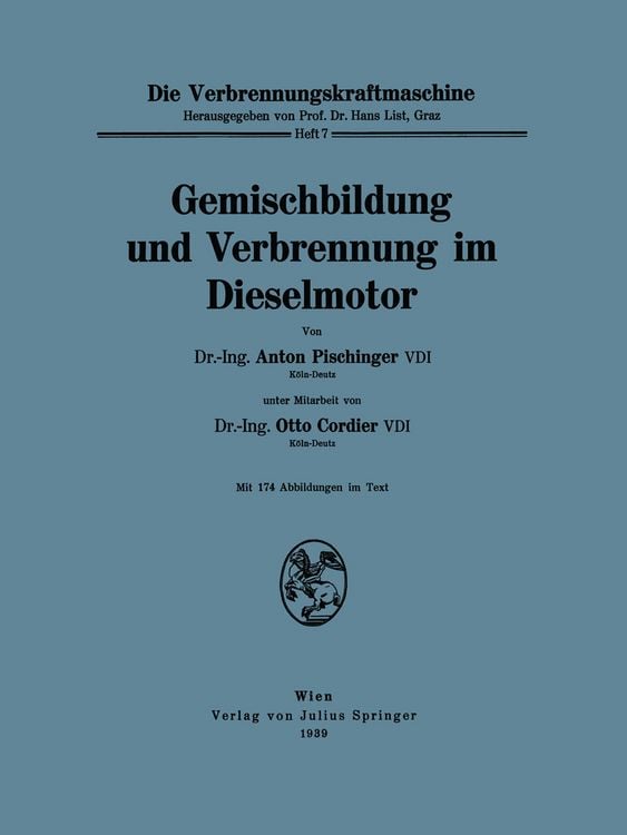 Produktbild: Gemischbildung und Verbrennung im Dieselmotor