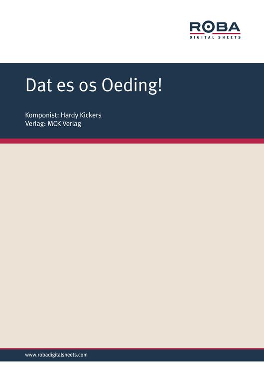 Produktbild: Dat es os Oeding!