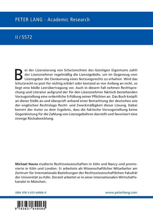 Produktbild: Consideration in Intellectual Property Licences
