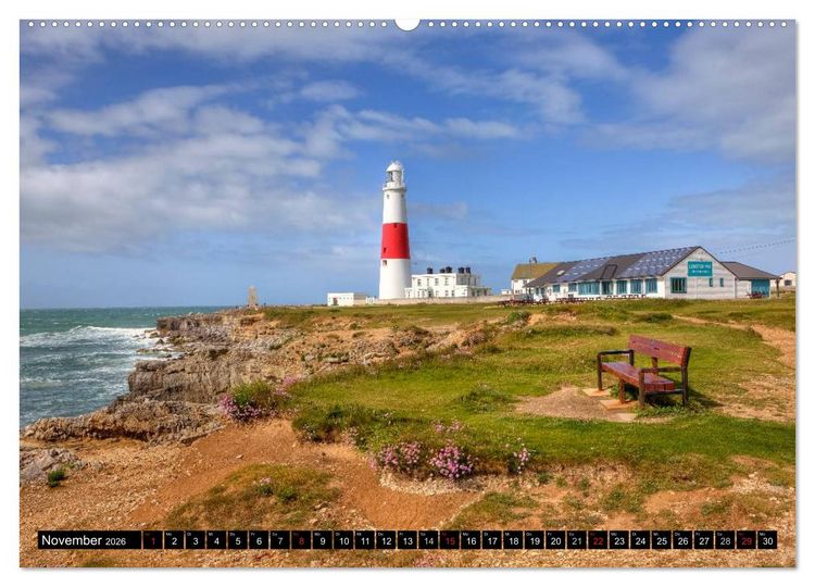 Produktbild: S&uuml;dwestengland - Dorset & Devon (hochwertiger Premium Wandkalender 2026 DIN A2 quer), Kunstdruck in Hochglanz