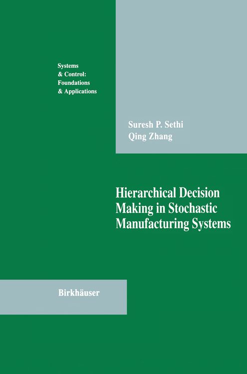 Produktbild: Hierarchical Decision Making in Stochastic Manufacturing Systems