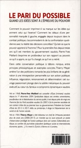 Produktbild: Le pari du possible