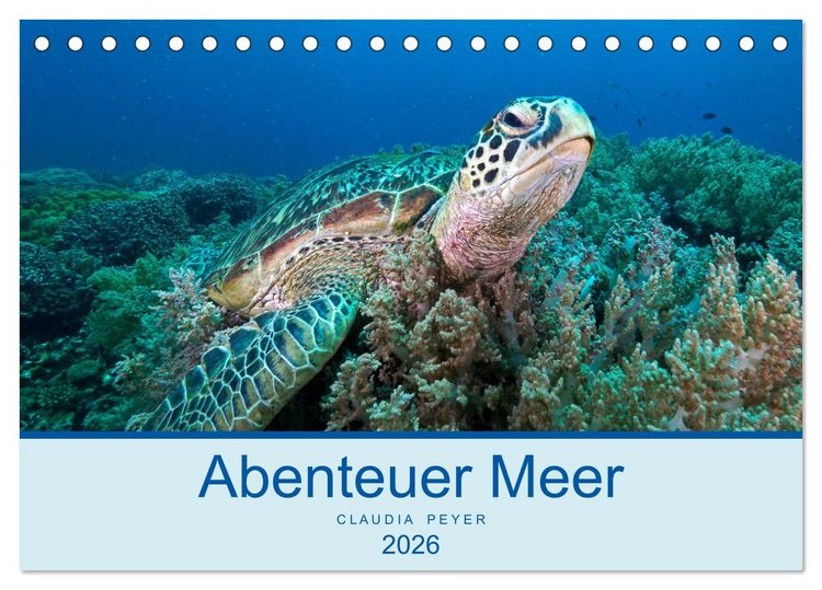 Produktbild: Abenteuer Unterwasser (Tischkalender 2026 DIN A5 quer), CALVENDO Monatskalender