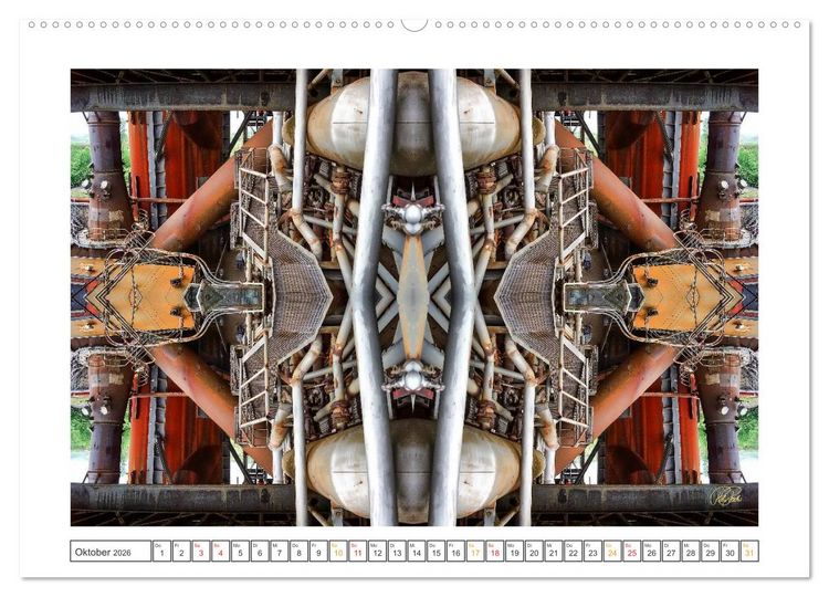 Produktbild: Faszination Spiegelung - Industrie und Technik (hochwertiger Premium Wandkalender 2026 DIN A2 quer), Kunstdruck in Hochglanz