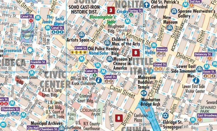 Produktbild: New York City, Borch Map