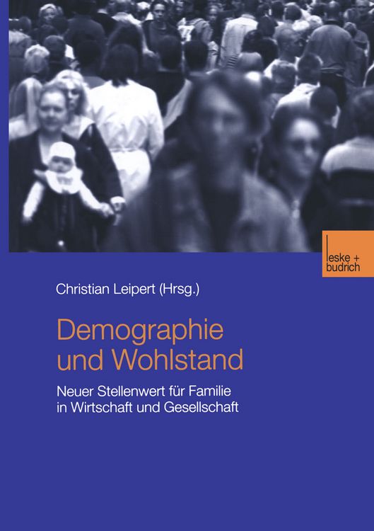 Produktbild: Demographie und Wohlstand