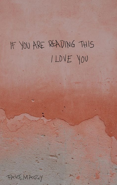 Produktbild: If you are reading this, I love you