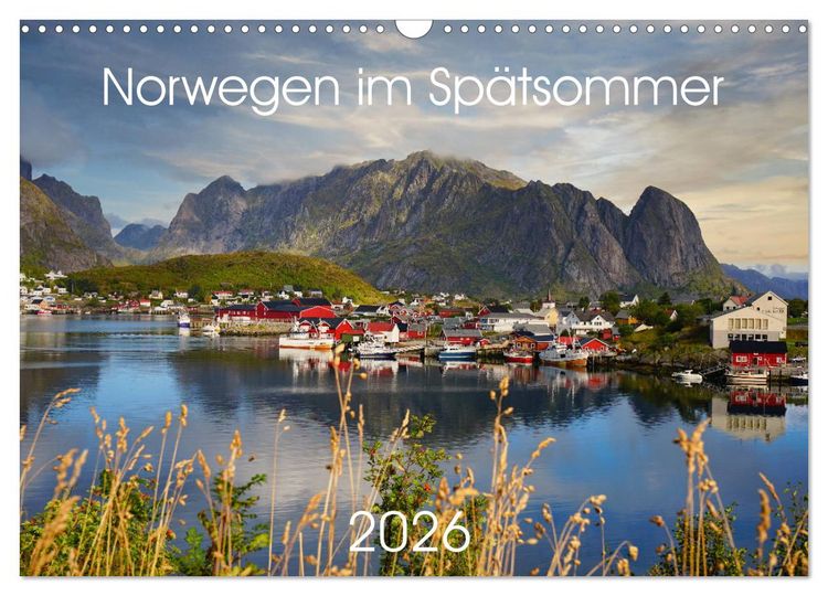 Produktbild: Norwegen im Sp&auml;tsommer (Wandkalender 2026 DIN A3 quer), CALVENDO Monatskalender