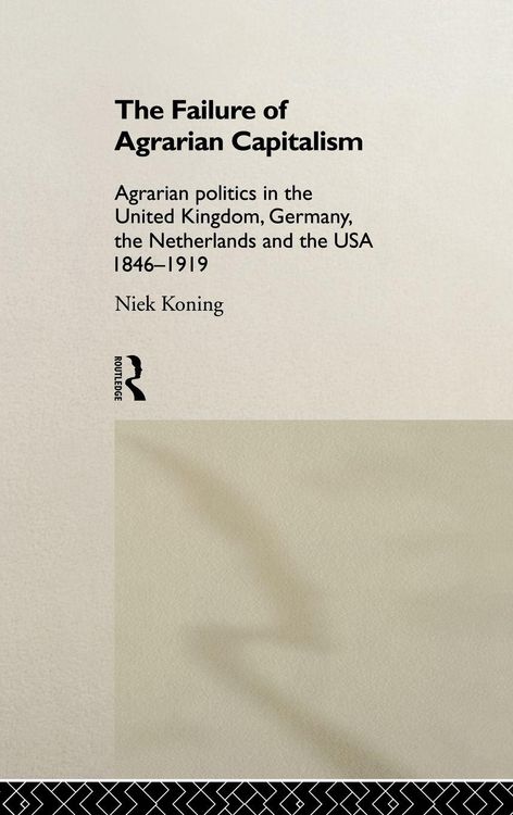 Produktbild: The Failure of Agrarian Capitalism