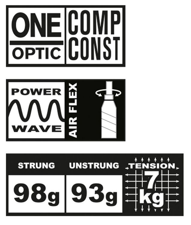 Produktbild: Talbot-Torro 439884 - Badmintonschl&auml;ger Arrowspeed 199, Graphit Composite, One Piece Optic, 98g, gelb/schwarz, Freizeitschl&auml;ger