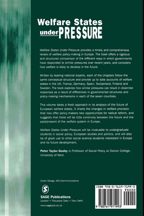 Produktbild: Welfare States under Pressure