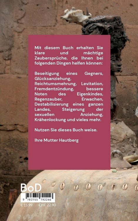 Produktbild: Die m&auml;chtigsten Voodoo-Zauberspr&uuml;che
