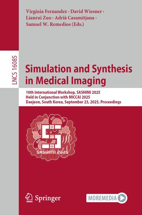 Produktbild: Simulation and Synthesis in Medical Imaging