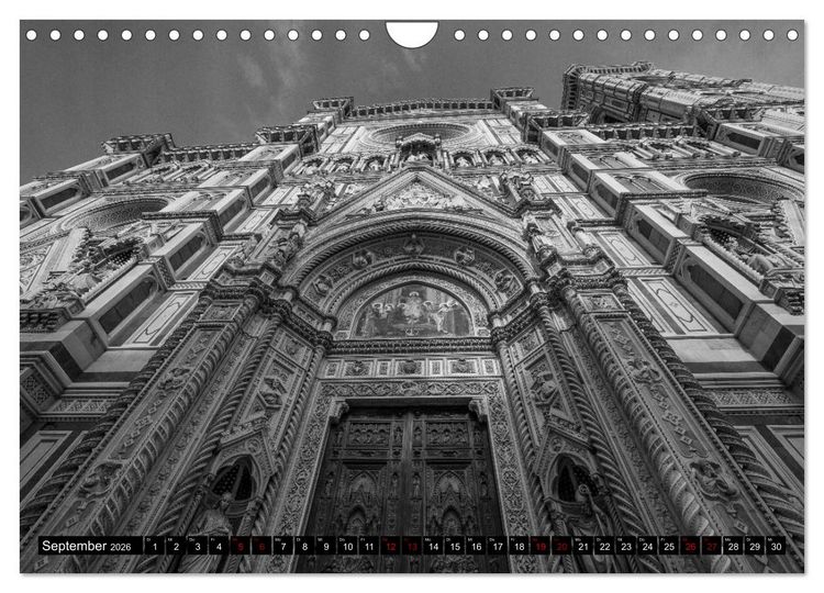 Produktbild: Toscana - monocromatico (Wandkalender 2026 DIN A4 quer), CALVENDO Monatskalender