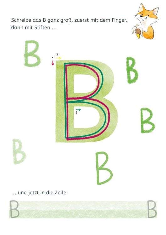 Produktbild: Mein bunter Schulstartblock: Buchstaben und Zahlen schreiben
