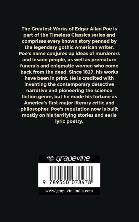 Produktbild: Greatest Works of Edgar Allan Poe (Deluxe Hardbound Edition)