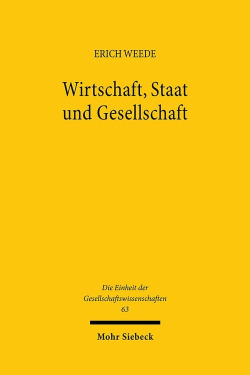 Produktbild: Wirtschaft, Staat und Gesellschaft