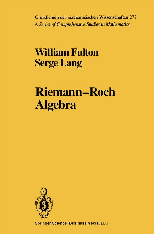 Produktbild: Riemann-Roch Algebra