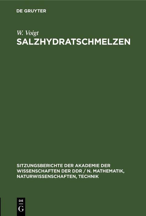 Produktbild: Salzhydratschmelzen